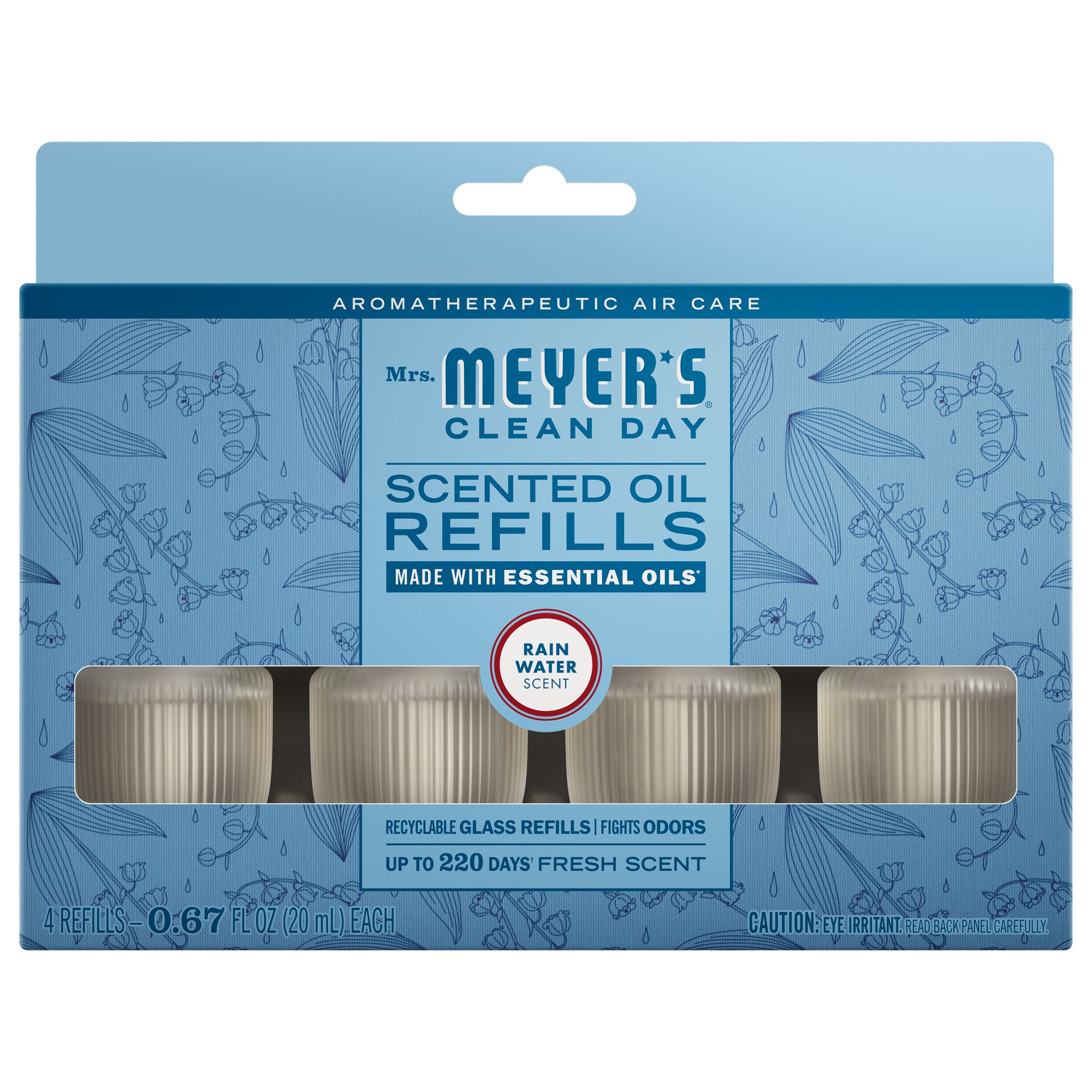 Rain Water Plug In Scented Oil Refill. 4-Pack - Image 2