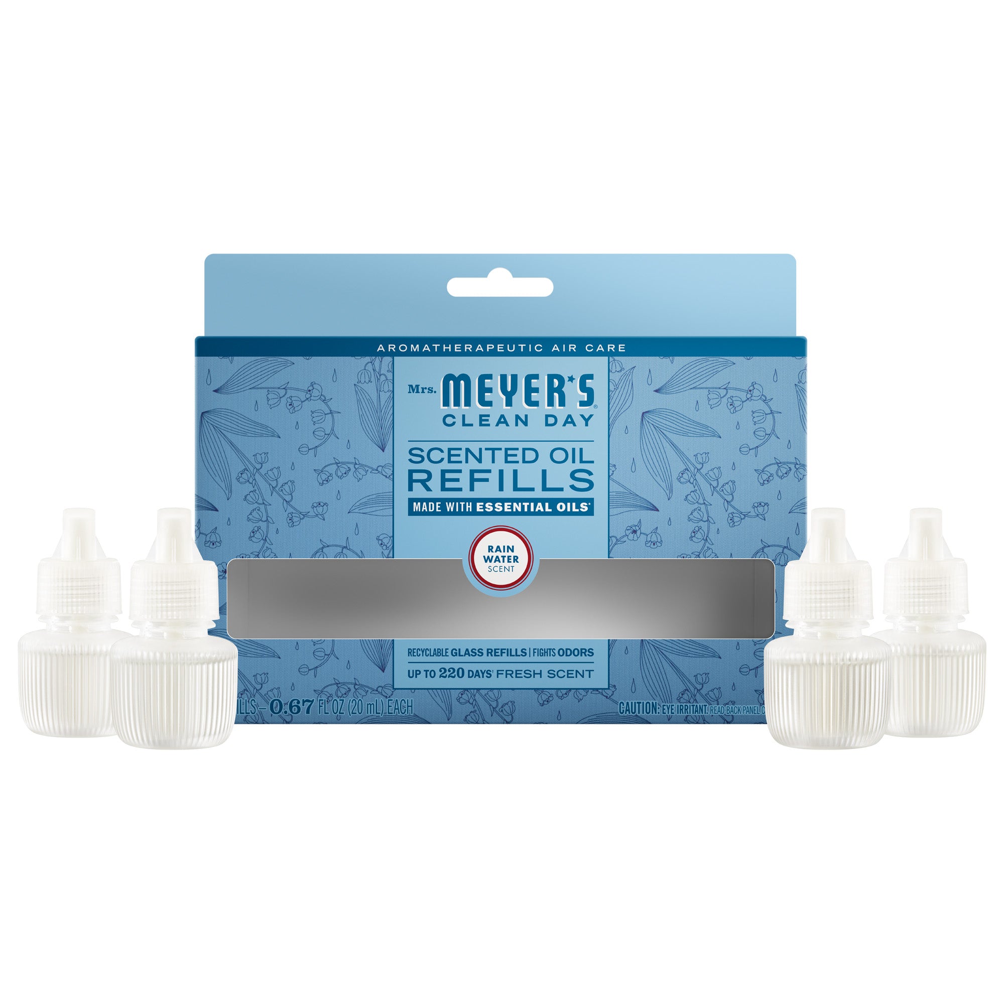 Rain Water Plug In Scented Oil Refill. 4-Pack