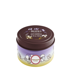 Compassion Flower Tin Candle